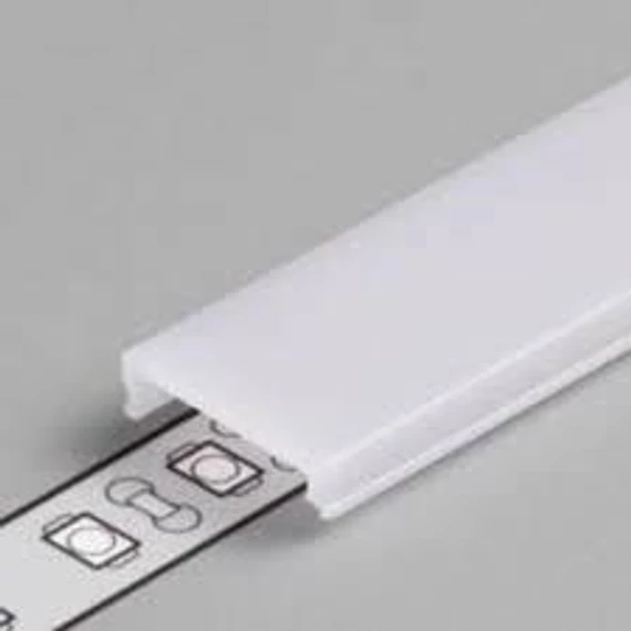 Led szalaghoz alu profil fedél 10mm opál 