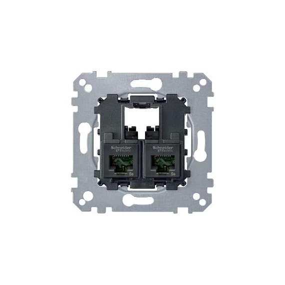Merten 2xRJ45 Cat6 aljzat 