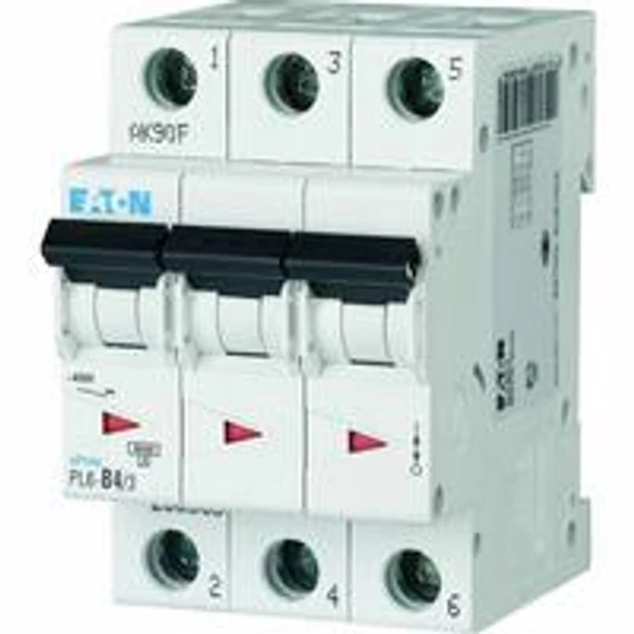 EATON kismegszak. 3P 4A C 6kA PL6-C4/3 (286597)