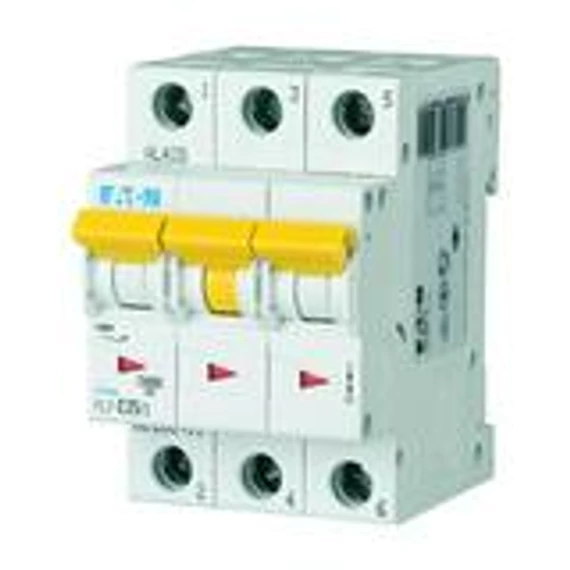 EATON kismegszak. 3P 25A C 10kA PL7-C25/3 400V (263411)