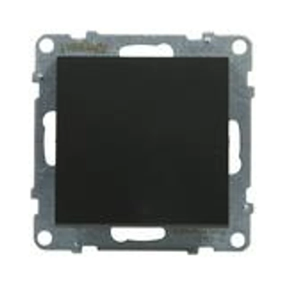 Suno  N101 nyomó  betét közp. fedéllel 1- nyomógomb 1z fekete IP20 sülly. LEGRAND (L721409)