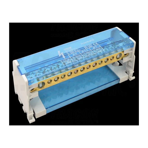 Sorkapocs fővez.leágazó 2×25(25)mm2 / 4×10(6)mm2, 5×16(10)mm2, 500VAC/DC, 100A (FLSO25-2P11)