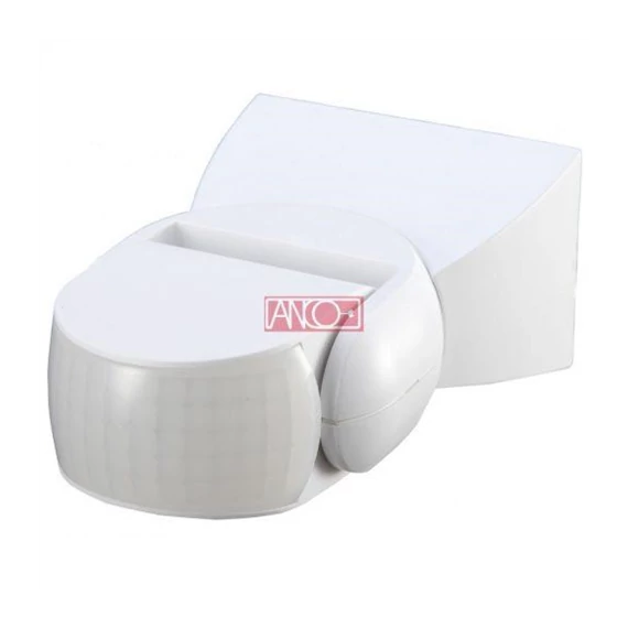 Mozgásérzékelő 180fokos, 12m, IP65, 1200W, fehér (321132)