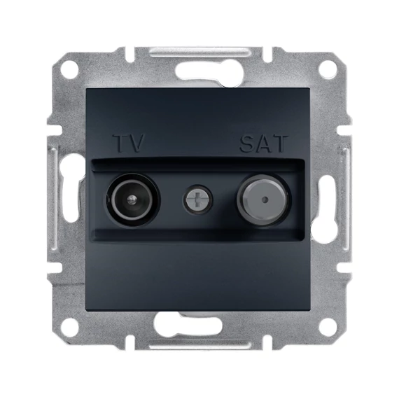 Asfora TV/SAT aljzat végzáró 1dB, antracit (EPH3400171)