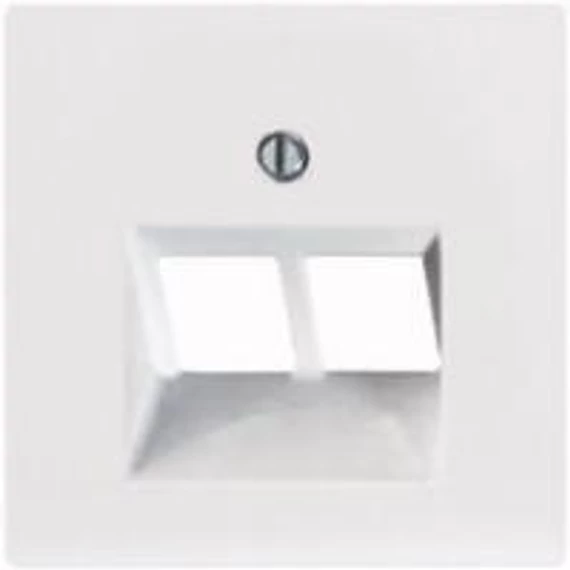 Mert.SM 2x RJ45 fedlap polár fehér (296119)