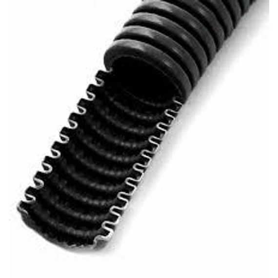 Lépésálló gégecső 20mm fekete UV-álló 10-évig FXP Turbo20 750N 50m/tekercs (UNI084057)
