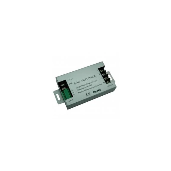 Led szalaghoz RGB és dimmer jelerősítő, 360W, DC12-24V 