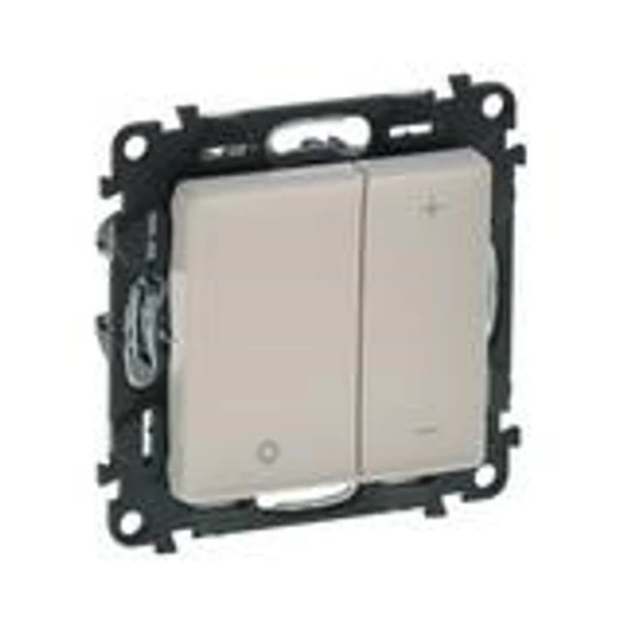 Valena Life fényerőszabályzó ÚJ elefántcsont nyomógombos 2 vezetékes max 125W minden lámpatípushoz (752262A)