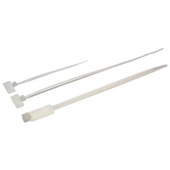 Kábelkötegelő 110x2,5mm jelzőcimkés (120J)