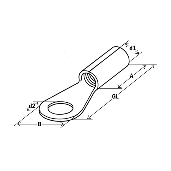 Haupa sziglen szemes saru 4- 6mm2 M6 (290646)