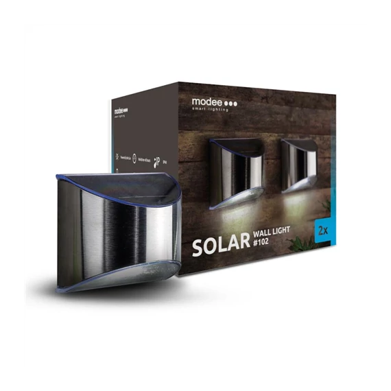 Modee Lighting LED Fali Szolár Lámpa 102 (2db/doboz) (ML-WS102)