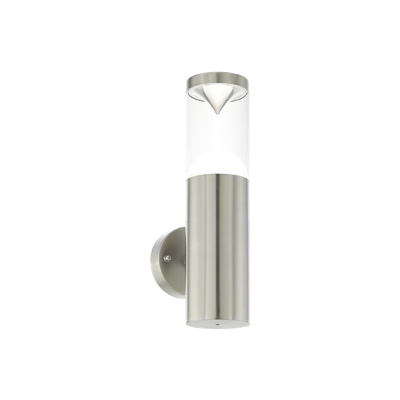 Kültéri LED fali lámpa GU10 1x5W, IP44, 300mm magas Edelstahl (54606)