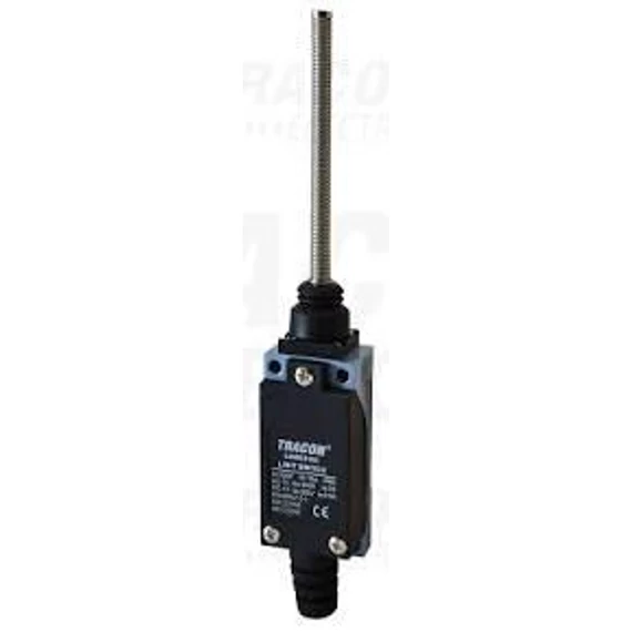 Végálláskapcsoló rugószáras 1×NO+1×NC, 5A/250V AC, 100mm, IP65 (LSME9101)