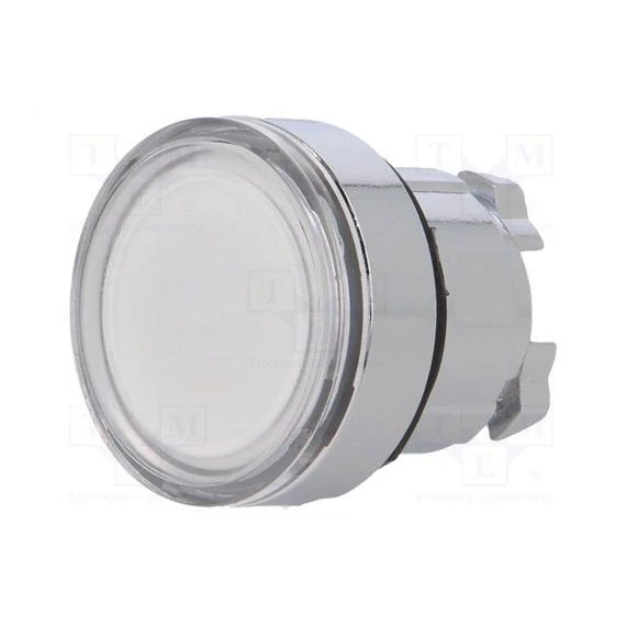 ZB4-BW313 nyomógomb fej világító fehér led (ZB4-BW313)