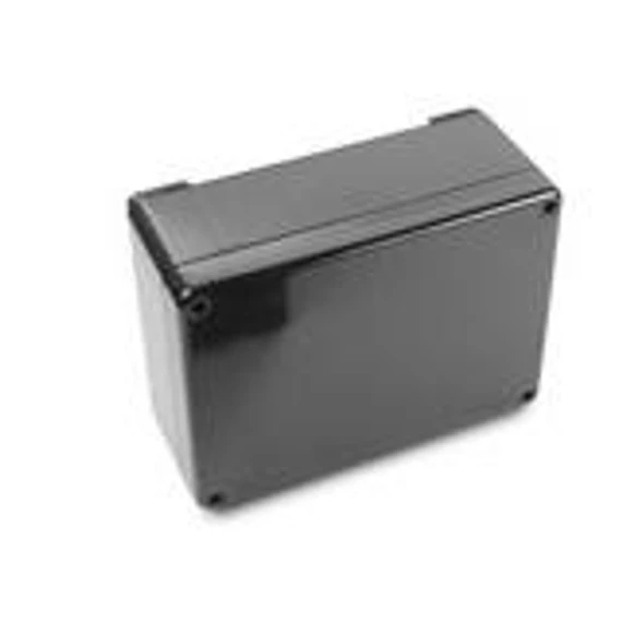 Kötődoboz páncél zárt falonkívüli 200mm x 150mm 85mm fekete műanyag IP65 PKGH 200 OP Dietzel 010685 (PKGH 200 OP)