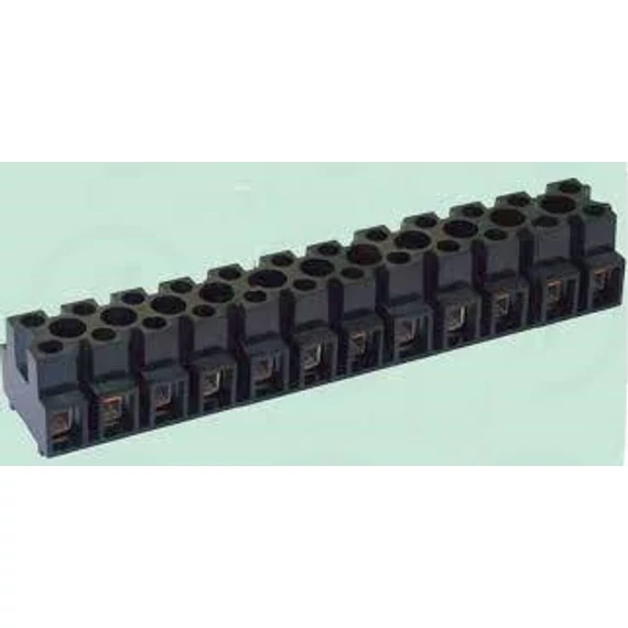 Sorkapocs lemezes 6mm2/12 bakelit K-6B/12 (KVGY75490661)