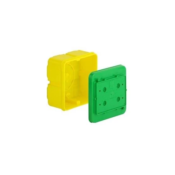 Betondoboz 128x128x80mm négyzetes elágazó doboz Kaiser (1295-02)