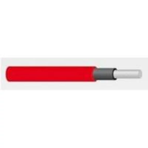 Szolár kábel H1Z2Z2-K 0,6/1kV 1x6mm2 piros  sodrott réz erű  