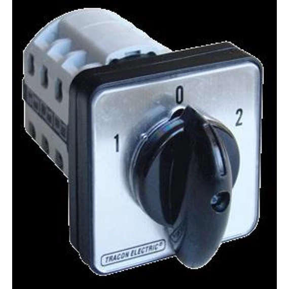 Kézi(választó)kapcs. 20A, 2×3P, 5,5kW, 48×48mm 400V (TKV-206/3)