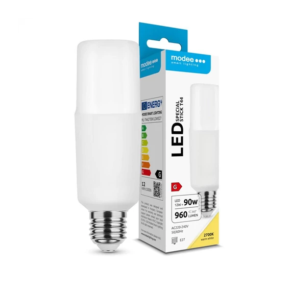 LED izzó Modee Lighting LED Special Stick T44 12W E27 270° 2700K (960 lumen)(ML-T442700K12WE27)