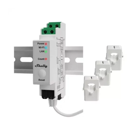 Fogyasztámérő Shelly CT 120A áramváltó PRO 3EM-hez Wi-Fi+Ethernet (ALL-REL-PRO3EM)