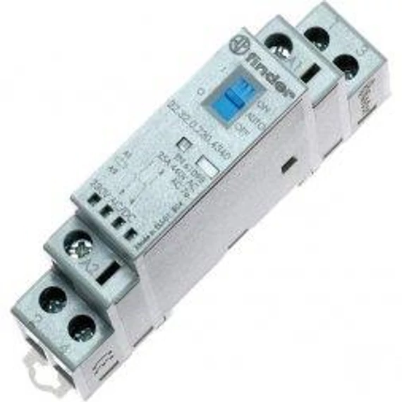 Mágneskapcsoló 2P 25A 250-440V AC/DC 1z-1ny. Finder (22.32.0.230.4520)