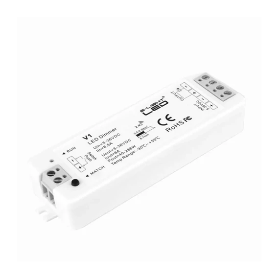 Led szalaghoz SL-SK V1 LED dimmer vevő RF 12/24V 1x8A (LEDVSK001)