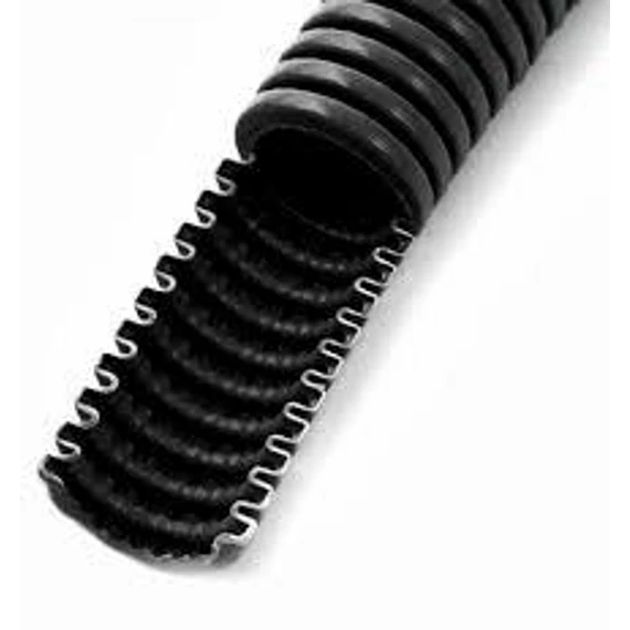 Lépésálló gégecső 32mm fekete UV-álló 10-évig FXP Turbo32 750N 25m/tekercs (UNI098773)