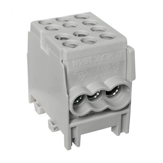 Sorkapocs zárt szürke, HLAK25-1/4M2, müa.alj, fővezetéki 2x25mm2+4x16mm2 (2080168)