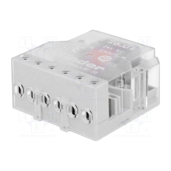 Impulzus relé Finder 24V AC 1záró 10A (26.01.8.024)