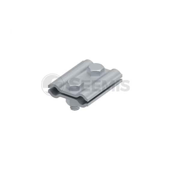 Párhuzamos összekötő, tűzihorganyzott acél, d=8-10 mm, 50x40mm (GMR-104112)