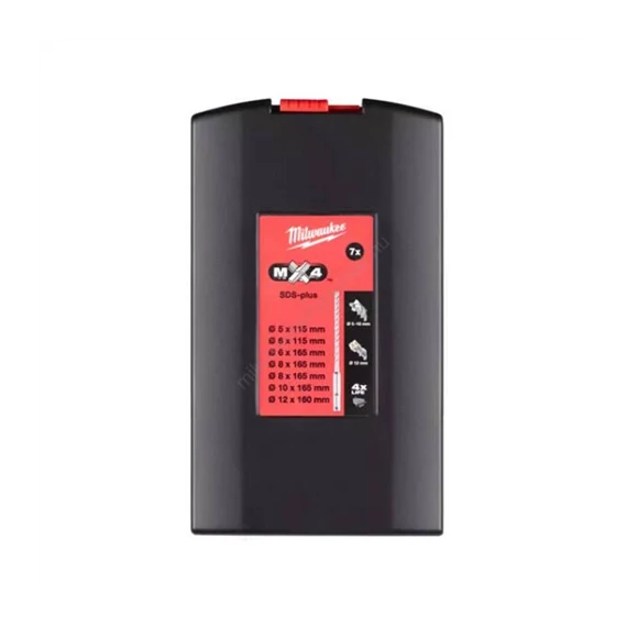 Milwaukee SDS-Plus MX4 4 élű fúrószár készlet (7 db) (4932478626)