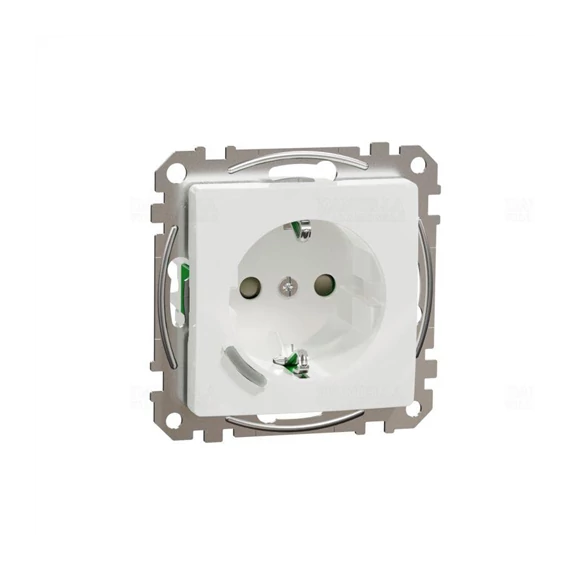 Intelligens csatlakozóaljzat, 16 A, fehér SDD111380 Schneider Sedna WISER 