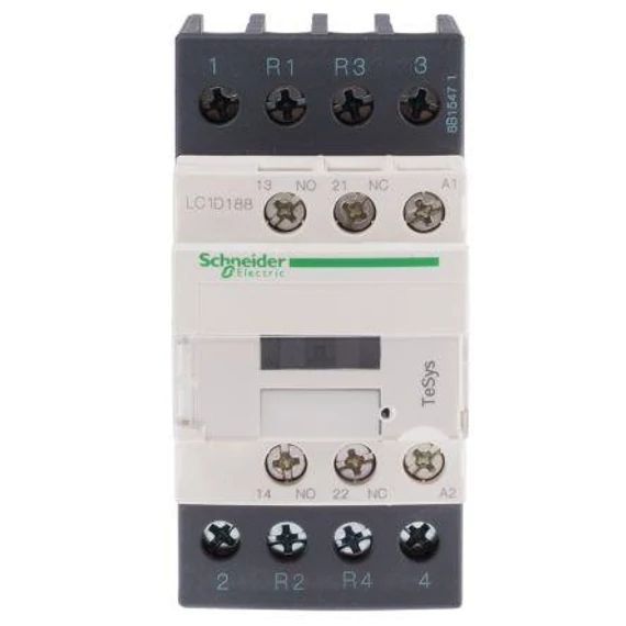 Mágneskapcs.32A 2z-2ny. 220VAC 1z-1ny segédérintkező 7,5kW ( LC1D188M7)