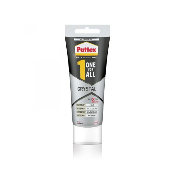Ragasztó, építési szerelési Pattex One for All Crystal - Tubusos - 90 g (8912851)