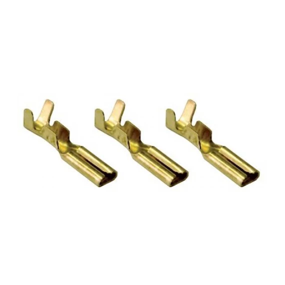 Szigeteletlen rátolható csatlakozó hüvely, sárgaréz, 2,8x0,5mm, 0,5-1mm2 (CSH3)