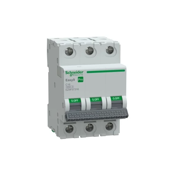 EASY9 PRO Kismegszakító 3C 16A 6kA Schneider (EZ9F57316)