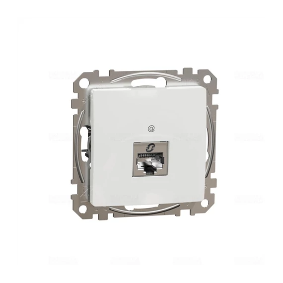 Új Sedna 1xRJ45 Cat6A STP aljzat, fehér SDD111466S Schneider
