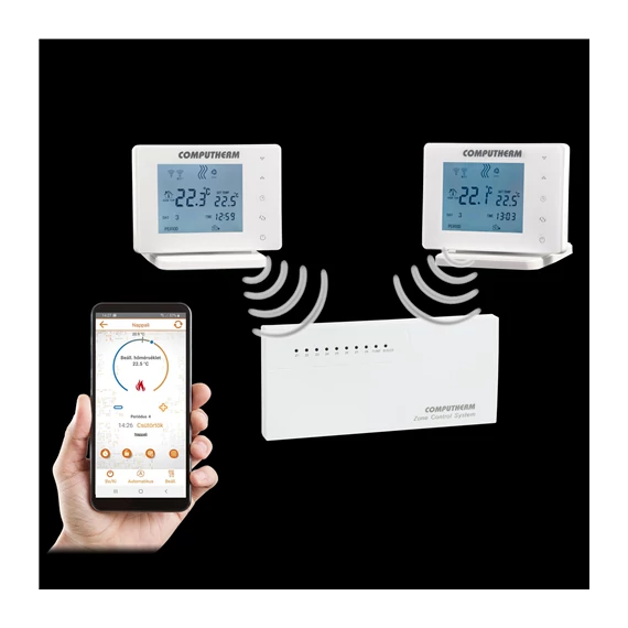 Szobatermosztát vevőegység nélkül Wi-Fi Computherm (E800RF(TX))