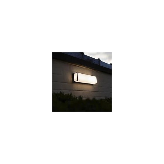 Lutec Doblo Led kültéri fali lámpa téglatest 34W,2200Lm,4000K szürke 350x100x80mm (5107401125)