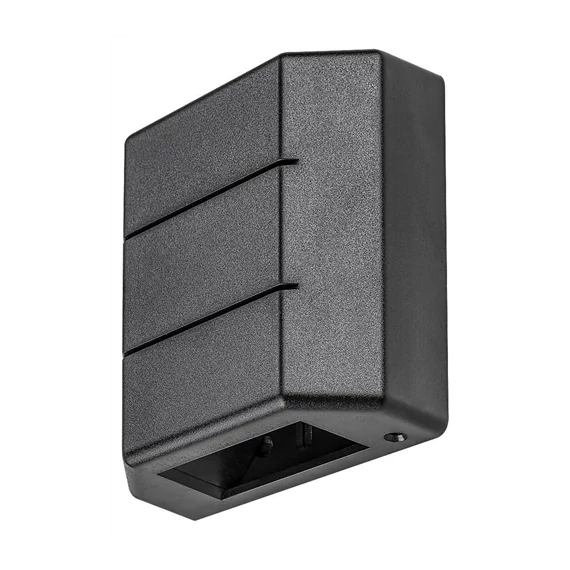 Kültéri LED fali fekete 6W fel-le Lippa (7319)