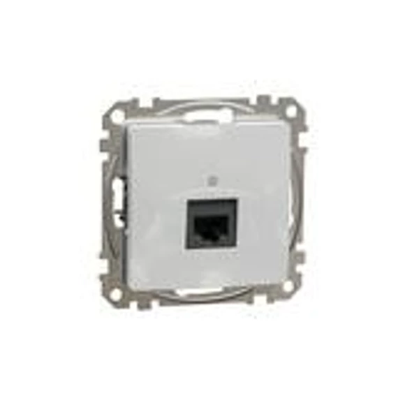 ÚJ Sedna adatcsatlakozó dugalj UTP RJ45 8(8) Cat6 süllyesztett alumínium Schneider (SDD113461)