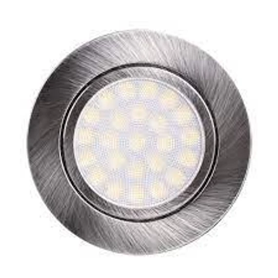 Ultralux Mini led spot 230V szatén nikkel /fehér /sárgaréz 4W 4200K IP44 LML220442SB