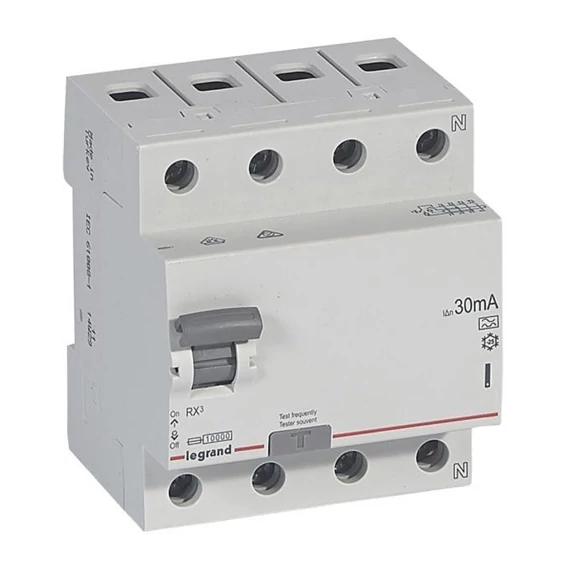 Fi-relé RX3 4P 63A 30mA  A típus  (L402076)