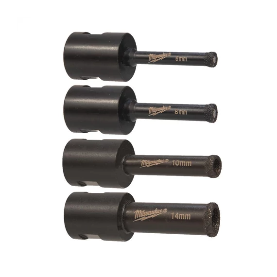 Milwaukee Száraz gyémántfúró készlet Diamond Max M14, 4 részes (4932471863)