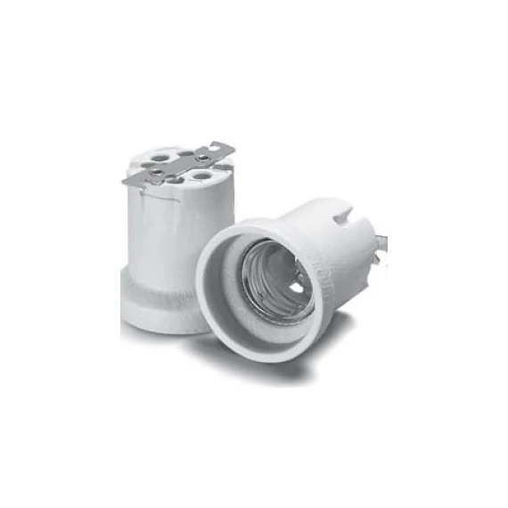 Porcelán foglalat E40 talpon csavarozható (108375)(VS10837401)