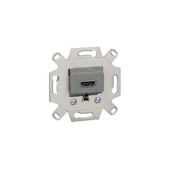Merten HDMI betét adapterrel szürke címketartó nélkül (MTN4583-0000)