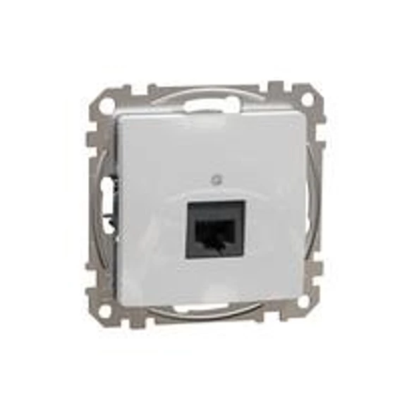 ÚJ Sedna 1xRJ45 Cat5e UTP aljzat, alumínium SDD113451 Schneider