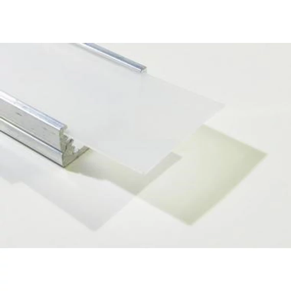 Led szalaghoz alu profil Slim 8mm fedél opál klikk 2m/szál (
