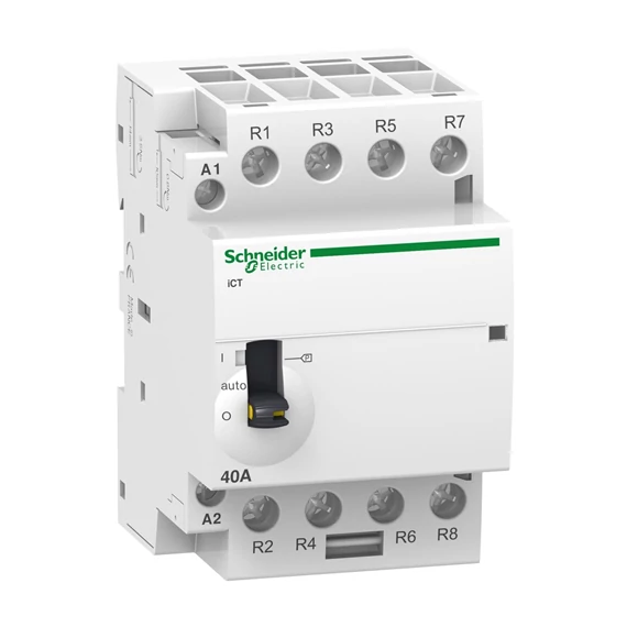 Mágneskapcsoló installációs 63A 400V AC 4z. 220-240V 3M Schneider (A9C21864)